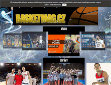 Tablet Screenshot of basketmag.cz